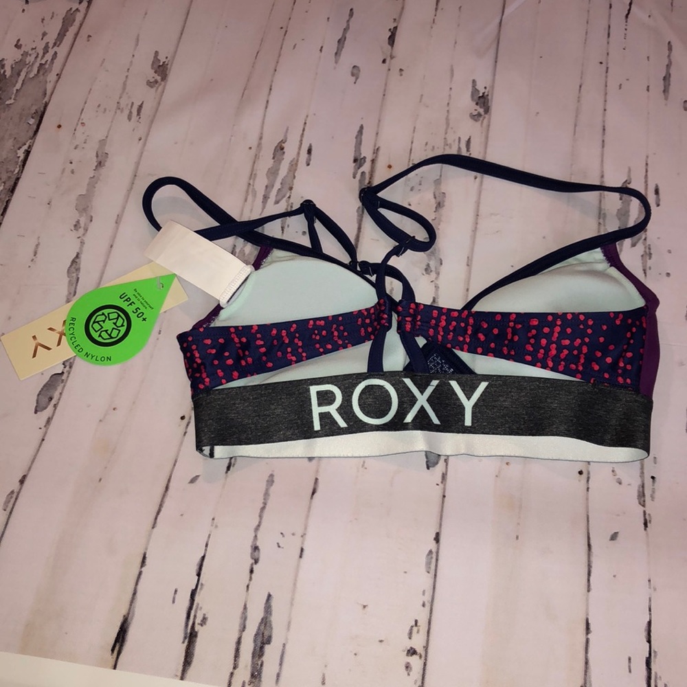 🌊Roxy Caribbean Sunset Criss Cross Bikini Top - Picture 5 of 7